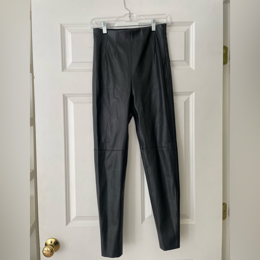 Zara Faux Leather Leggings